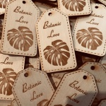 houten labels