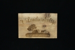 Naambord steigerhout