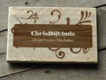 Naambord met logo
