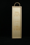 Houten wijnkist 1 fles