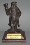 Tekstplaatje op trofee