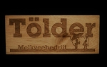 eikenplank gegraveerd voor bedrijf